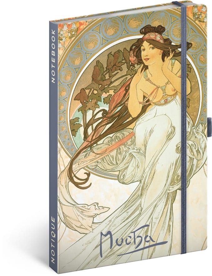 Alphonse Mucha Notitieboek A5 Music