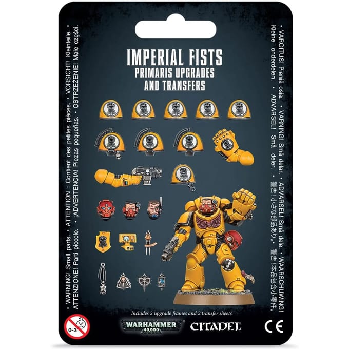 22-delig beeldje Games Workshop Warhammer 40k - Imperial Fists Primaris Upgrades & Transfers