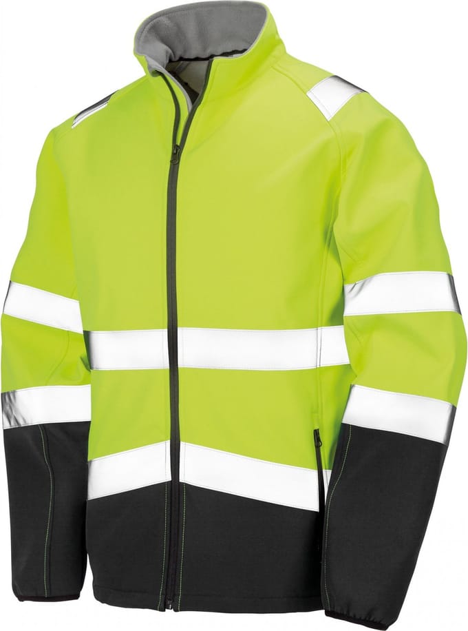 R450X - SOFTSHELL JACKET Fluorescent Yellow / Black Large