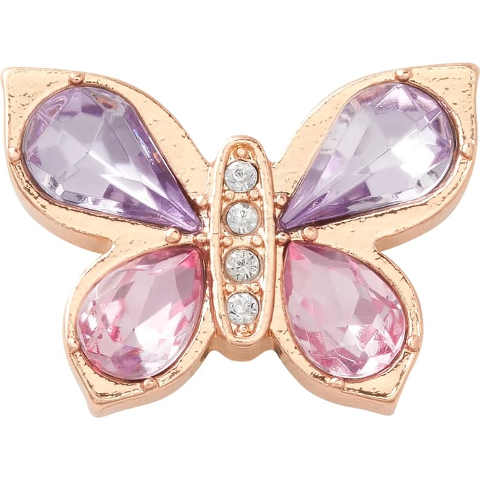 Jibbitz Crocs Gold Butterfly with Gem