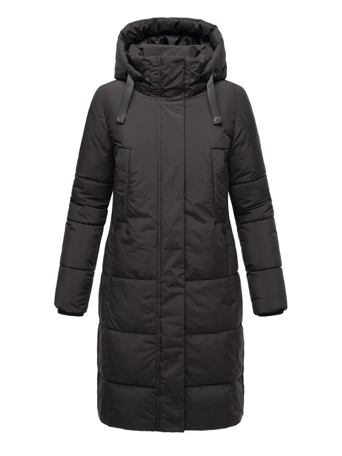Marikoo dames winterjas Laryaa – lang, warm & met afneembare capuchon