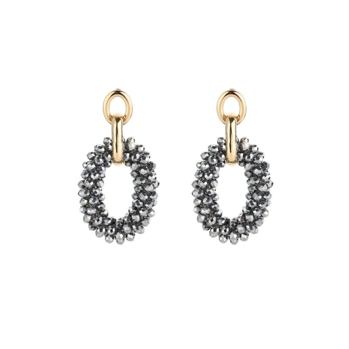 Oorbellen Crystal Deluxe - Silver - Feestdagen - Kerst - Cadeau
