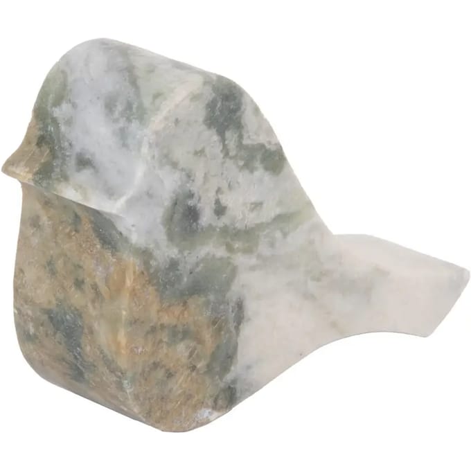 Present Time Ornament Bird Groot - Groen - 17x5x11cm - Scandinavisch - Marmer