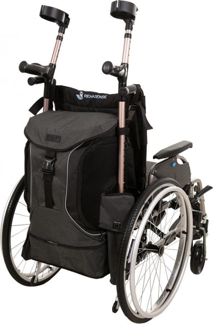 Torba Go rolstoel & scootmobieltas - grijs/zwart