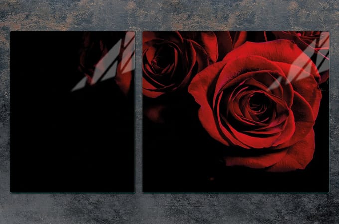 TMK ArtDeko Serie - Snijplank - Glas - 100x52cm - Roze