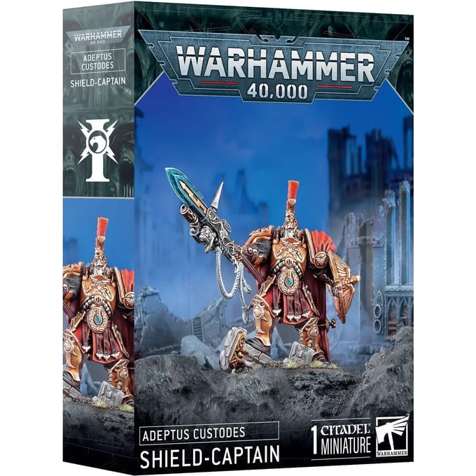 Figurine Games Workshop Warhammer 40k - Adeptus Custodes Captaine Rempart