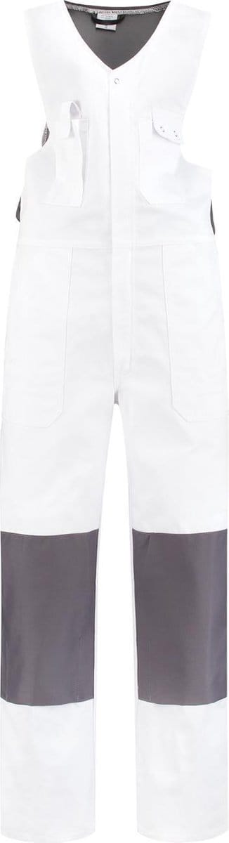 Top Rock Bodybroek katoen/poly BBC6040-021 - 0162 Wit/Grijs - 54