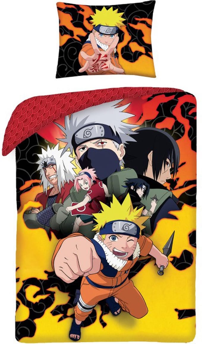 Naruto Dekbedovertrek Ready 140 x 200 cm Katoen 70 x 90 cm