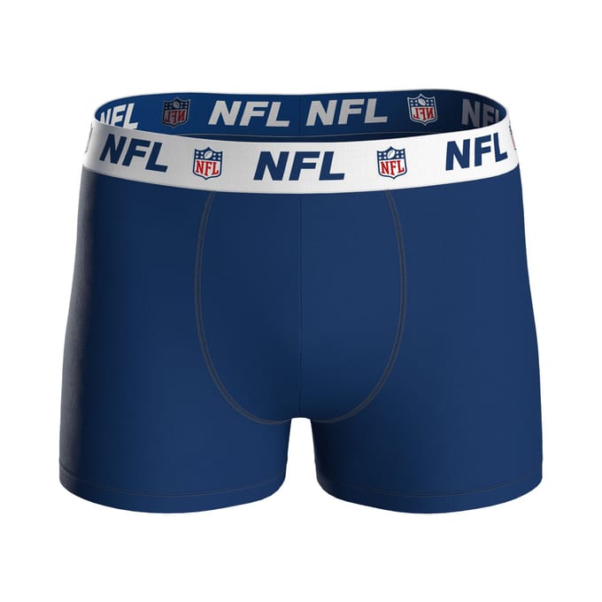NFL Shield Logo 3-Pack 95% Cotton Boxers | Navy/Red/Black Size M voor Sport Fanzone