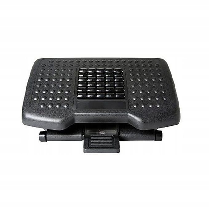 Verotech - Bureausteun - Ergonomische Voetsteun - Massage Rollen & Wiphoogte - Antislipoppervlak