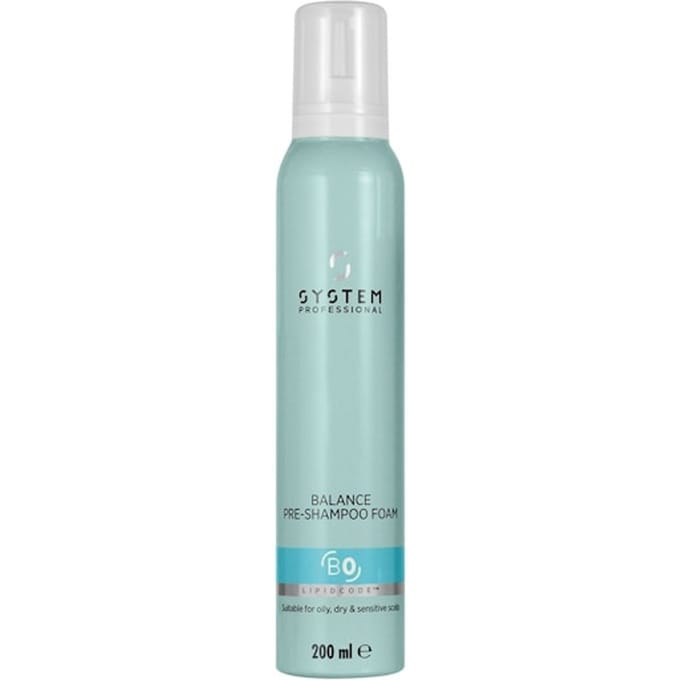 System Professional Lipid Code Balance Pre-Shampoo Schuim Dames 200 ml