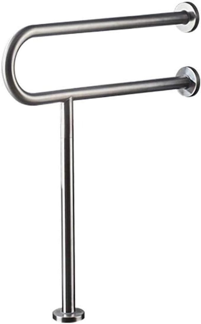 Veiligheidsgreep Badkamer - Wandsteun Leuning - Extra Steun - Roestvrij Staal - 70 cm - Zilver