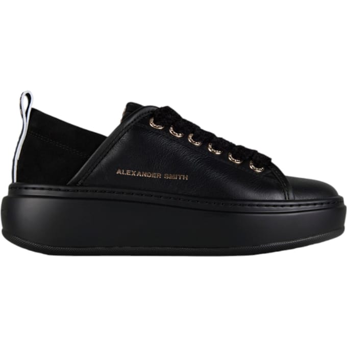 asbcwhw-0525-tbk Alexander Smith Vrouwen leder zwart