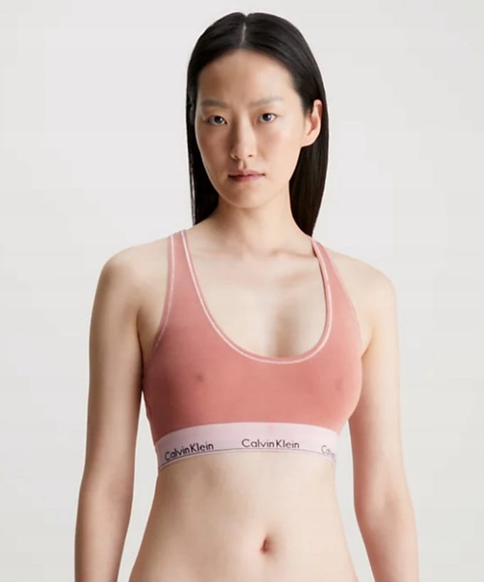 Calvin Klein - Dames Beha - Roze - M - Zacht met Logo