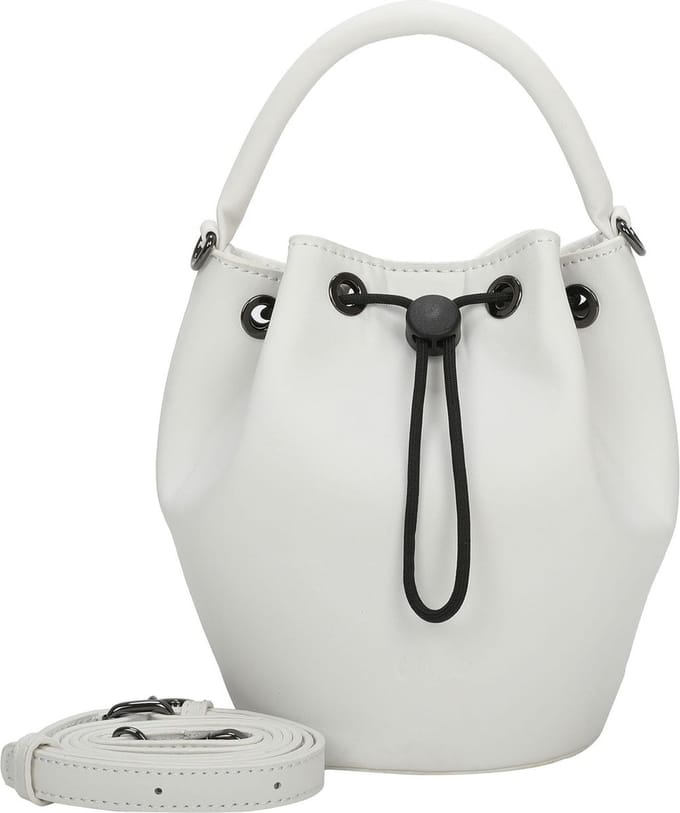 BUFFALO Schoudertas Muse Citro Bucket Bag White Crème