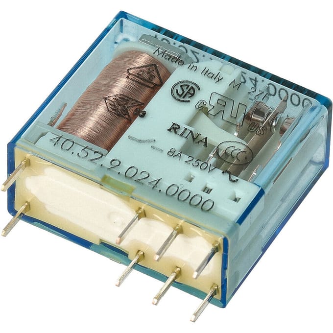 Finder 40.52 PCB Relais 2CO 8A 24VDC - 40.52.9.024.0000