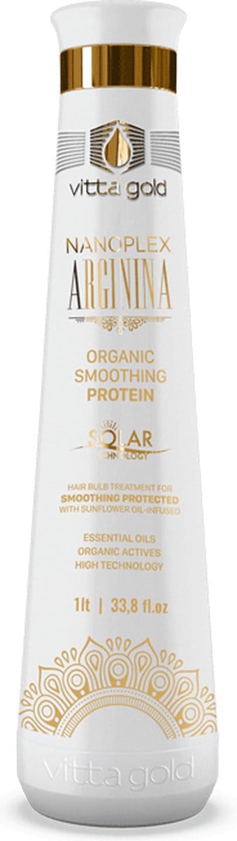 Vitta Gold Nanoplex Arginina Organic Smoothing Protein Solar Technology 1000ml