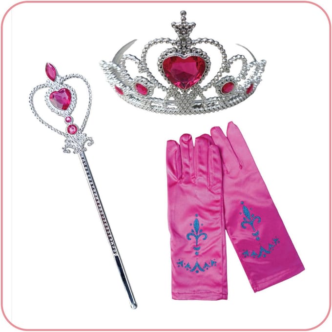 Jobber Toys Prinsessen Accessoires - Tiara Toverstaf Roze