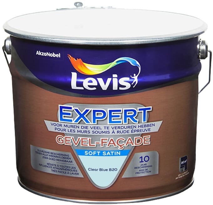Levis - Expert Gevel Mix - Clear Blue B20 - Mengverf - 10 L