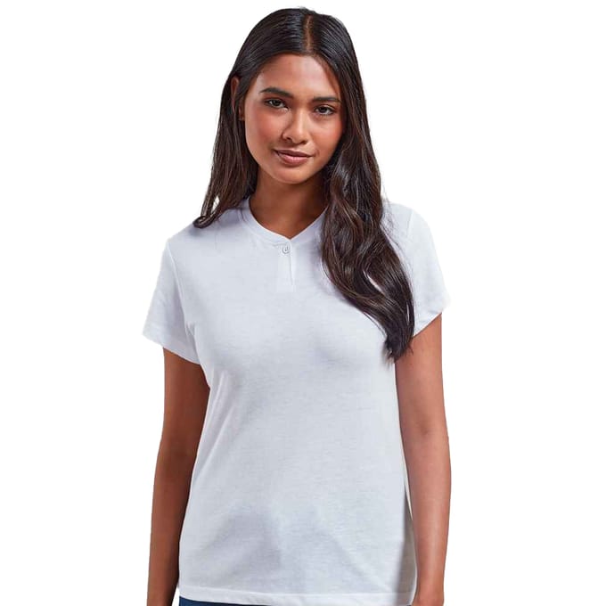 Premier Dames/dames Comis Duurzaam T-shirt (Wit)