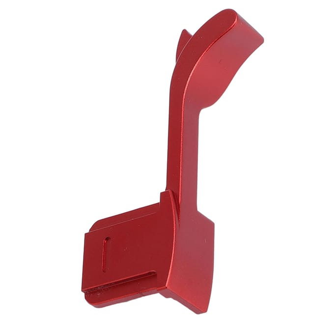 Hot Shoe Duim Omhoog Steun Duim Omhoog Handgreep voor Q2 Camera Aluminiumlegering Eenvoudig te Installeren Rood zwart