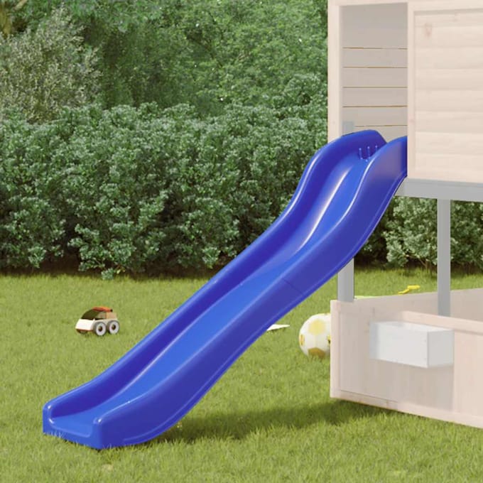 vidaXL - Glijbaan - 175x38x23 - cm - polypropeen - blauw