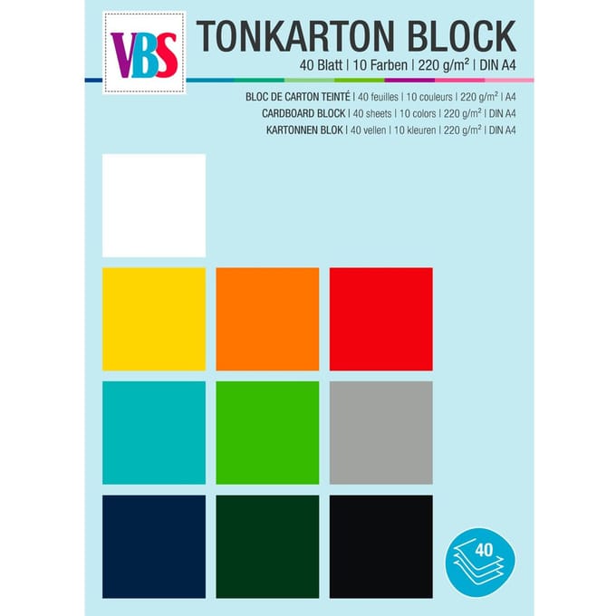 VBS XXL Kartoen blok - Basic