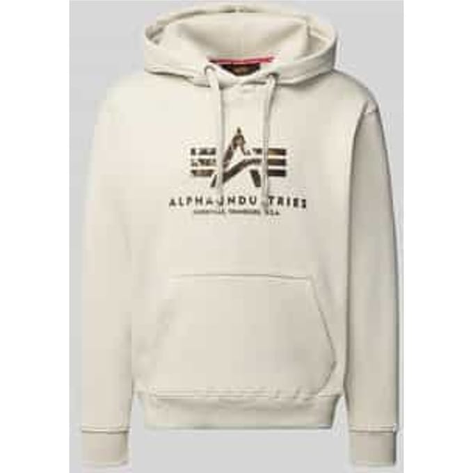 Hoodie Alpha Industries Basic Big Logo Effect Print