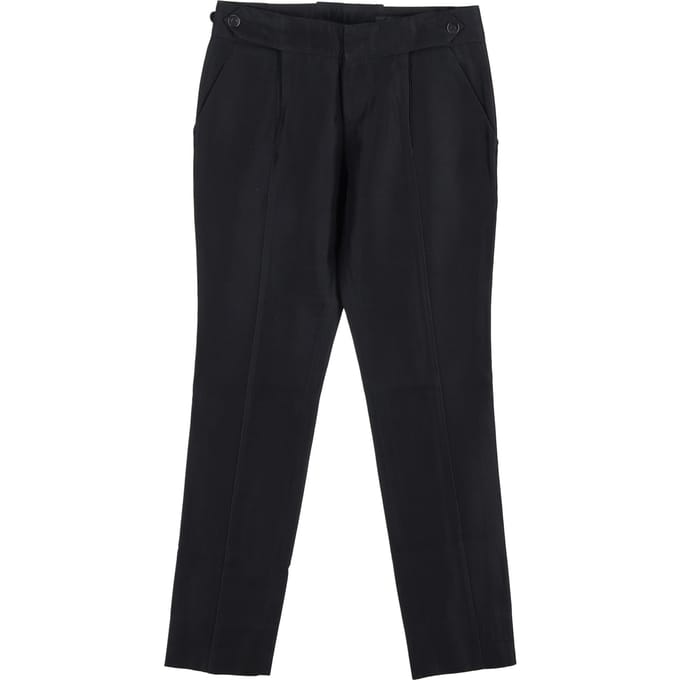 Gucci rechte broek van zwart polyester
