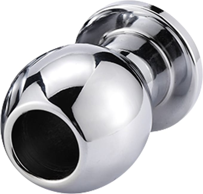 Fixxx - Holle Anaal Plug - Aluminium - Zilver - Twee Maten M