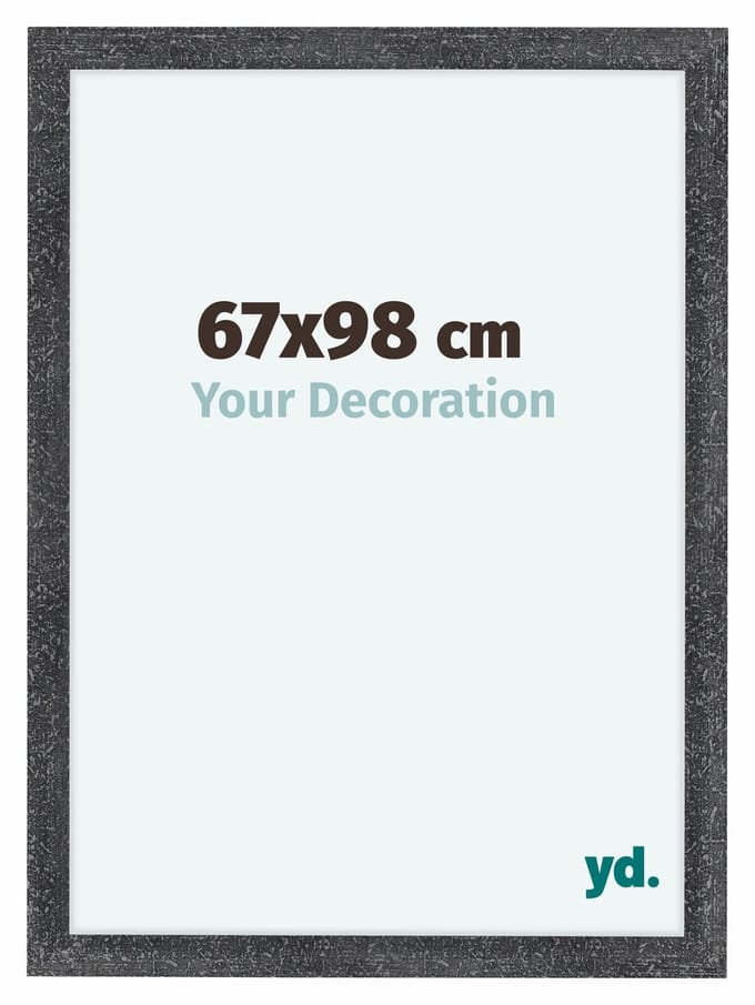 Your Decoration - Fotolijst 67x98 cm - MDF - Grijs Geveegd - Como