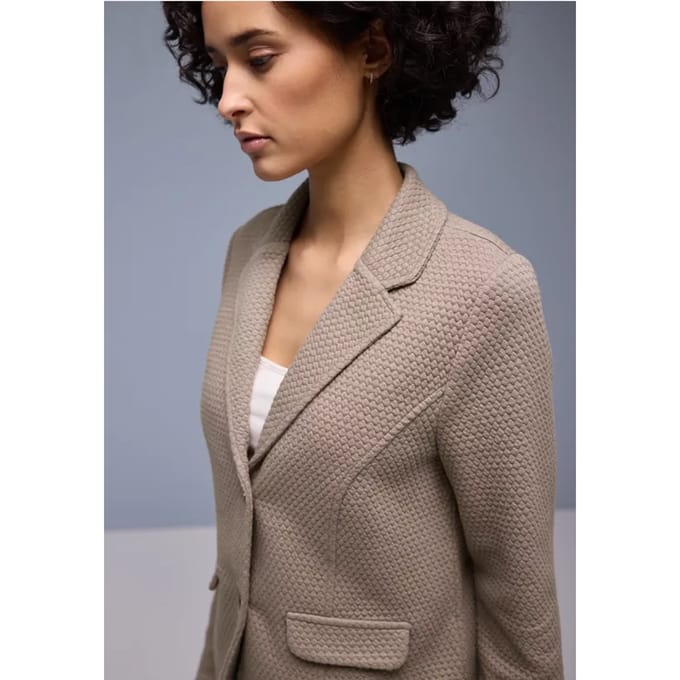 Blazer met structuur