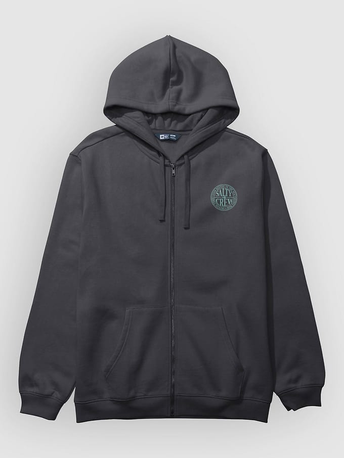 Salty Crew Global Zip Hoodie zwart