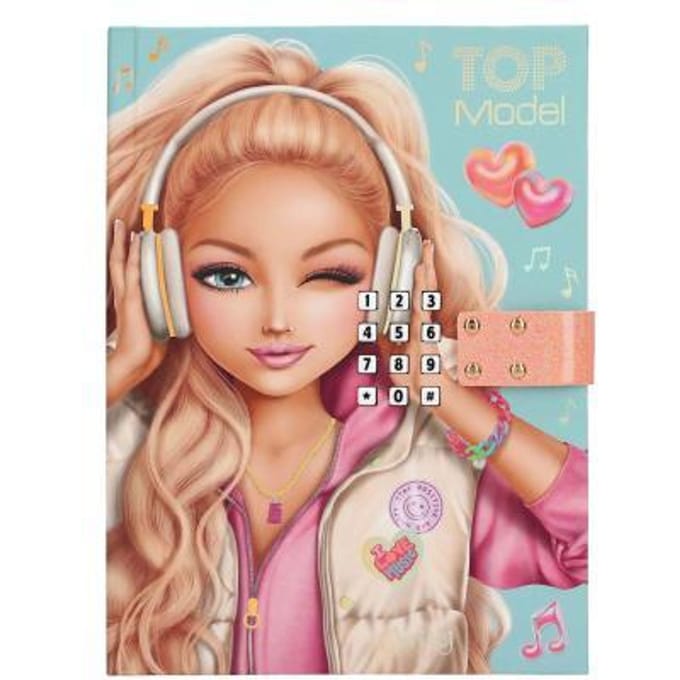 Depesche TOPModel Dagboek met code en muziek Music Dagboeken