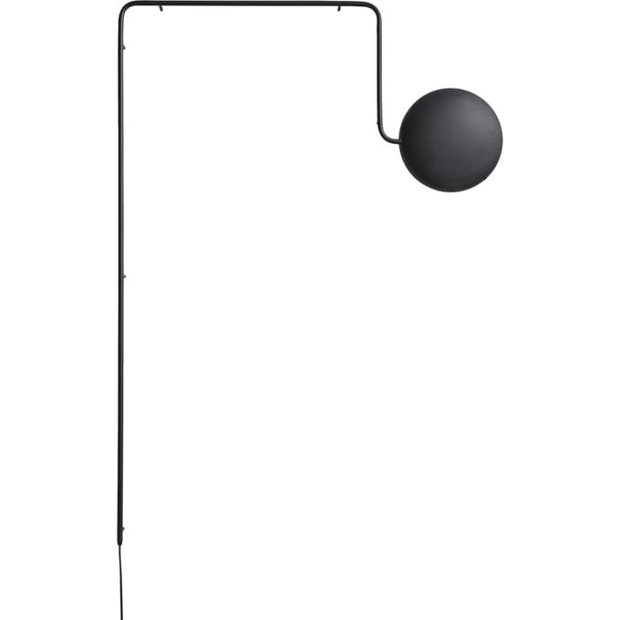 Woud - Mercury Wandlamp - Black - zwart