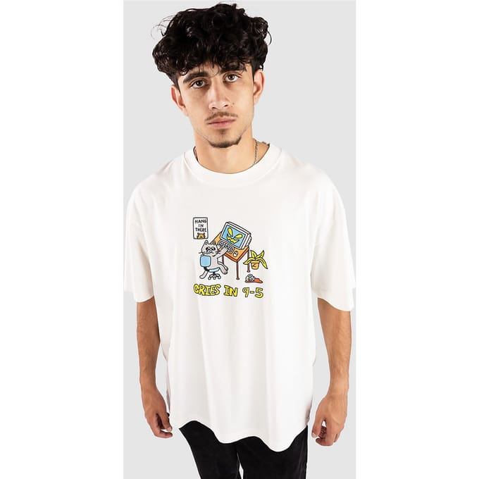 A.LAB Cries In 9-5 Boxy T-Shirt wit