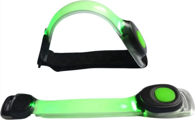 Finnacle - Groene LED Veiligheidsarmband | Safety Band | Sportarmband | Hardloopband