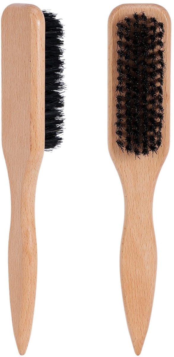 Haarborstel Set - Zachte Boar Hair Borstels - 22.5x4 cm