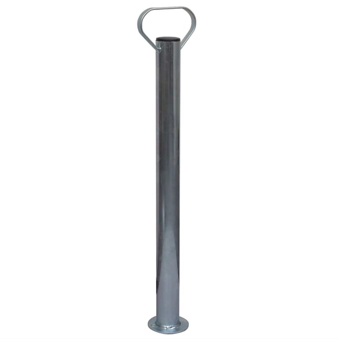 vidaXL - Neuswiel - met - 2 - steunbuizen - en - 3 - klemmen - 48 - mm