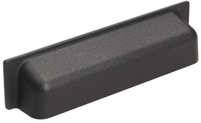 Gamet - Deurbeslag Accessoire - Grafiet Structuur - 96mm