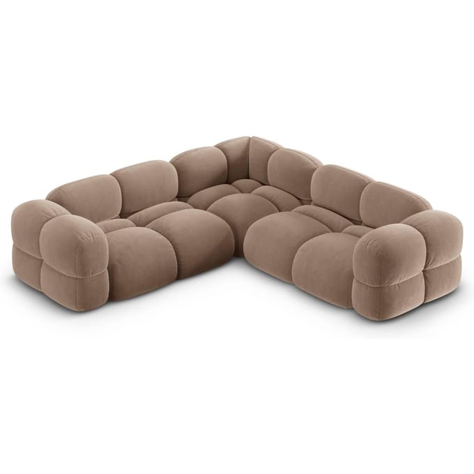Hoekbank Loretto symmetrisch velvet | Cosmopolitan Design