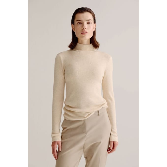 Josephine & Co Angie Sweater Sand Taglia: L | Maglie a manica lunga Outlet | Donna | Marrone