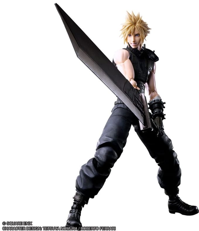 Square-Enix Final Fantasy VII Play Arts Kai Action Figure Cloud Strife 27 cm Action Figuur