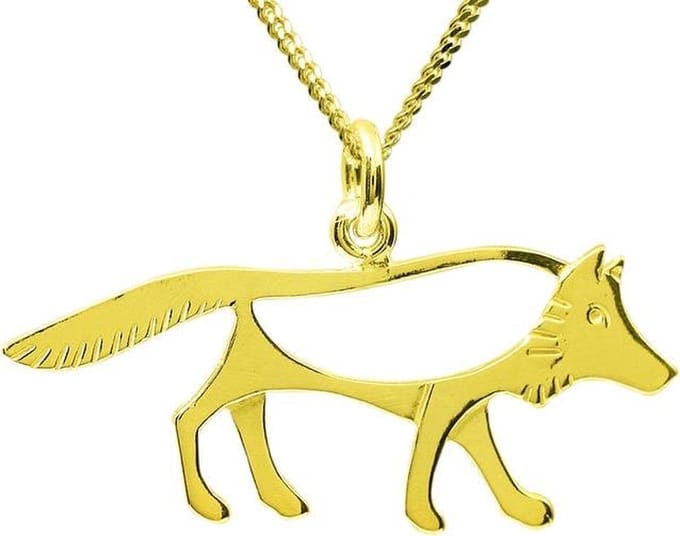 AuBor ®. Hanger. Goud. De wolf.