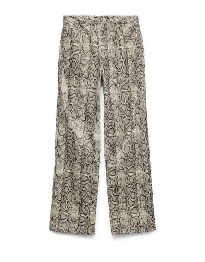 VERO MODA - VMTESSA HR WIDE PANTS PL AOP NOOS - Dames - Leggings
