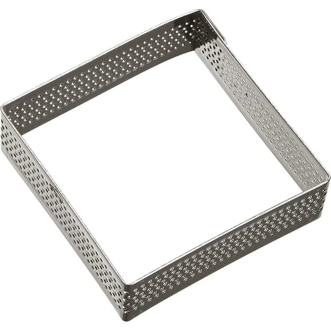 Vierkante geperforeerde taartvorm Lacor 7x7x2 cm