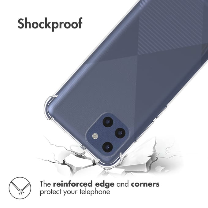 imoshion Hoesje - Geschikt voor Samsung Galaxy A03 - Shockproof Case - Transparant