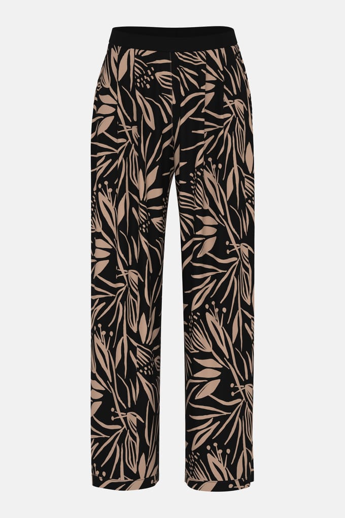 Broek Serie Vivid Bloom Zwart