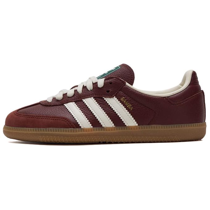 adidas Samba OG Fox Brown Off White Gum Unisex Sneakers JR0892 36