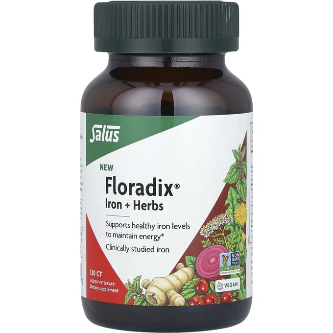 Floradix, Floradix® Fer + Plantes, 120 Phyto-capsules Liquides
